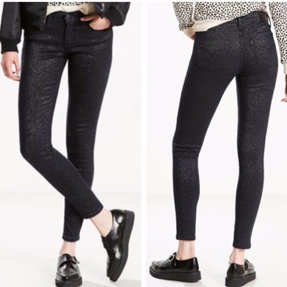 levi's glitter jeans